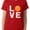 Red, variant on TeeStars - Love Basketball - Gift Idea for Basketball Fans Cool Women T-Shirt XX-Large Gray