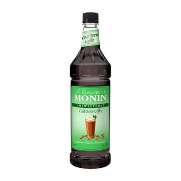 Monins Cold Brew Coffee Concentrate - New & Improved Version - 1 Liter