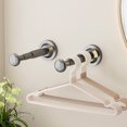 thumbnail image 3 of Space-Saving Extendable Hanger Organizer – Magnetic Laundry Closet Storage Rack for Washing Machines or Dryers (Pack of 2), 3 of 6