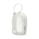 thumbnail image 2 of Bolsa de exhibición de figuras, bolsa para muñecas pequeñas, organizador portátil para colgar, estuche de transporte Redondo cuadrado blanco, 2 of 9