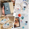 thumbnail image 6 of 50pcs Cosmos Resin Cabochons 5 Styles Astronaut Spaceship Charms Flatback Resin Tiles, 6 of 6