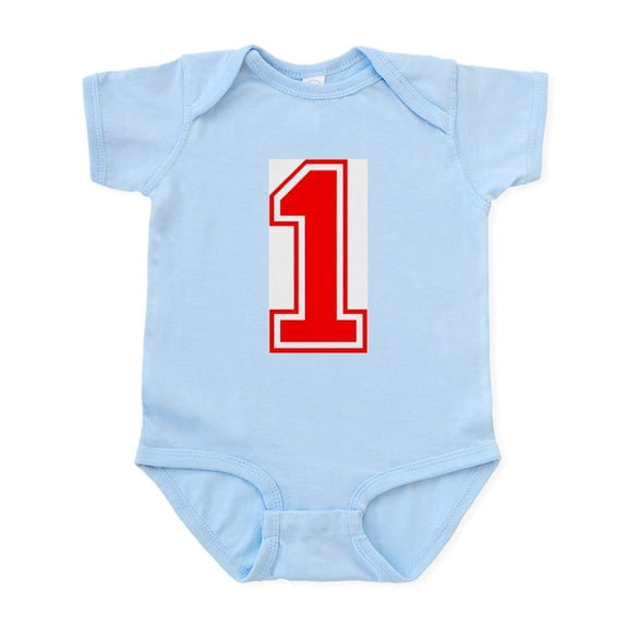 CafePress - ONE Infant Bodysuit - Baby Light Bodysuit, Size Newborn - 24 Months