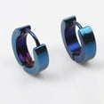 thumbnail image 2 of Sunjoy Tech Stainless Steel Unique Small Hoop Earrings, for Men Women Huggie Earrings - 1 Pair, 2 of 3