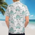 thumbnail image 6 of High Quality Hawaiian Shirts for Men Short Sleeve Aloha Beach Shirt Floral Summer Casual Button Down Shirts Blouses I4KYSA, 6 of 7