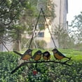 thumbnail image 4 of Xihbxyly Colgante de 4 Pájaros, Diseño Colorido de Hierro Pintado a Mano, Alegre Decoración para Ventanas, Ilumina Cualquier Espacio, con Ventosa, Arte Único Hecho a Mano, Gran Regalo para Seres Quer, 4 of 4