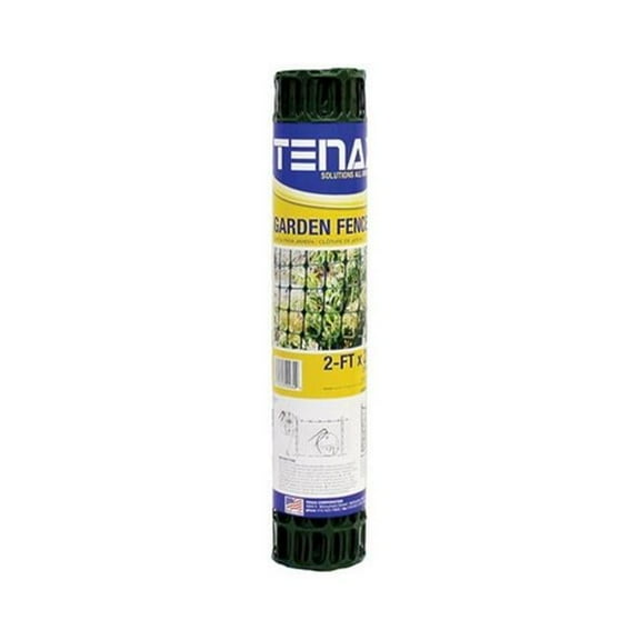 Tenax 2A140089 Polyethylene Garden Fence, 2' x 25', Green
