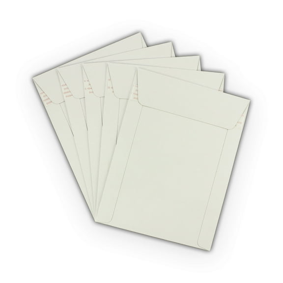 EcoSwift Brand Premium Self-Seal Rigid Cardboard Mailer 250GSM, 6 in. x 8 in., White, 1000-Pack