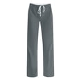 thumbnail image 4 of Women's Cotton Yoga Pants Lightweight Lounge Joggers with Pockets Drawstring Waist Casual Workout Running Beach Trousers, 4 of 5