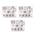 thumbnail image 2 of Timbres Décoratifs, Durable Réutilisables Clair Timbres TPR Matériel 3 PCS pour Agendas, 2 of 8