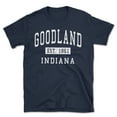 thumbnail image 1 of Goodland Indiana Classic Established Men's Cotton T-Shirt, 1 of 1