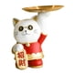 thumbnail image 2 of Bandeja de servicio Sunnimix escultura de gato de resina para decoración 14 cm x 10,5 cm x 19 cm, 2 of 8