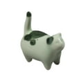 thumbnail image 3 of Estatua de gato mascota de té de Kung Fu, coleccionable, encantadora, hecha a mano, accesorios en miniatura. Verde, 3 of 9
