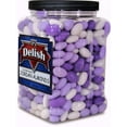 thumbnail image 4 of Lavender Purple & White Jordan Almonds Medley by It's Delish, 3.5 LBS Jumbo Container  Valentines Mothers Day Girl Theme Bulk Party Favors Almond Nut Coated in Sweet Hard Candy Shell - Vegan & Kosher, 4 of 5