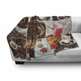 thumbnail image 3 of Coffee Soft Flannel Fleece Blanket, Collage of Different Photos Breakfast Theme Croissant Coffee Beans and Strawberries, Cozy Plush for Indoor and Outdoor Use, 60" x 80", Multicolor, by Ambesonne, 3 of 6