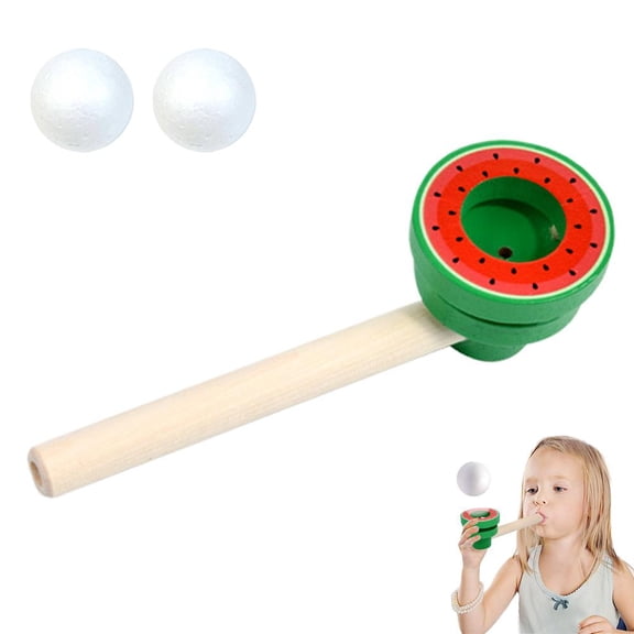 Children Floating Ball Blowing Pipe Toy Hand Eye Coordination Learning Activity Edu For Preschooler Breath Classroom