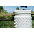 thumbnail image 3 of Vintage Hobnail White Milk Glass Jar Candle Holder Antique Vase Medium, 3 of 3