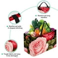 thumbnail image 3 of Rose Laundry Bag, Collapsible Bucket, Storage Basket - Reusable, Foldable, Large Capacity Oxford Cloth Storage Bin, 3 of 7