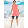 thumbnail image 4 of Woman Within Plus Size Sleeveless Fit-And-Flare Tunic Top, 4 of 6