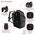 thumbnail image 5 of SWISSGEAR Stride ScanSmart Laptop Backpack, Olive Green, Feature Packed for School, Travel, Everyday, 5 of 17