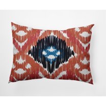 Simply Daisy, 14" x 20" Original Coral Decorative Abstract Outdoor Throw Pillow