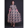 thumbnail image 2 of Bimba Floral Women V Neck Sleeveless Front Slit Casual Maxi Printed BohoÂ&nbsp;Dress-XXX-Large, 2 of 5