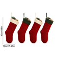 thumbnail image 3 of Dalxymotic Christmas Stocking, Cable Knit Xmas Stocking With Thick Cuff, Classic Large Hanging Christmas Sock, Christmas Decorations Indoor Outdoor for Tree, Fireplace, Mantel, Wall, 3 of 6
