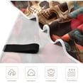 thumbnail image 3 of Beautiful Flowers and Skull Beach Towel Soft Absorbent Quick Dry Sand Free Lightweight Polyester Camping Towels for Beach Travel Swim 30x60 in Wash cloth, 3 of 7