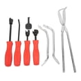 thumbnail image 3 of 8PCS Drum Brake Puller Tool Kit Universal 45 Steel Oxidation Chromate Coating with Storage Box, 3 of 5