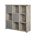 thumbnail image 5 of Little Seeds Nova 9 Cube Storage Bookcase - Grey Oak, 5 of 9