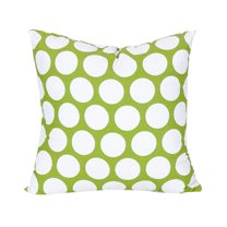 Majestic Home Goods Decorative Hot Green Large Polka Dot Extra Large Pillow