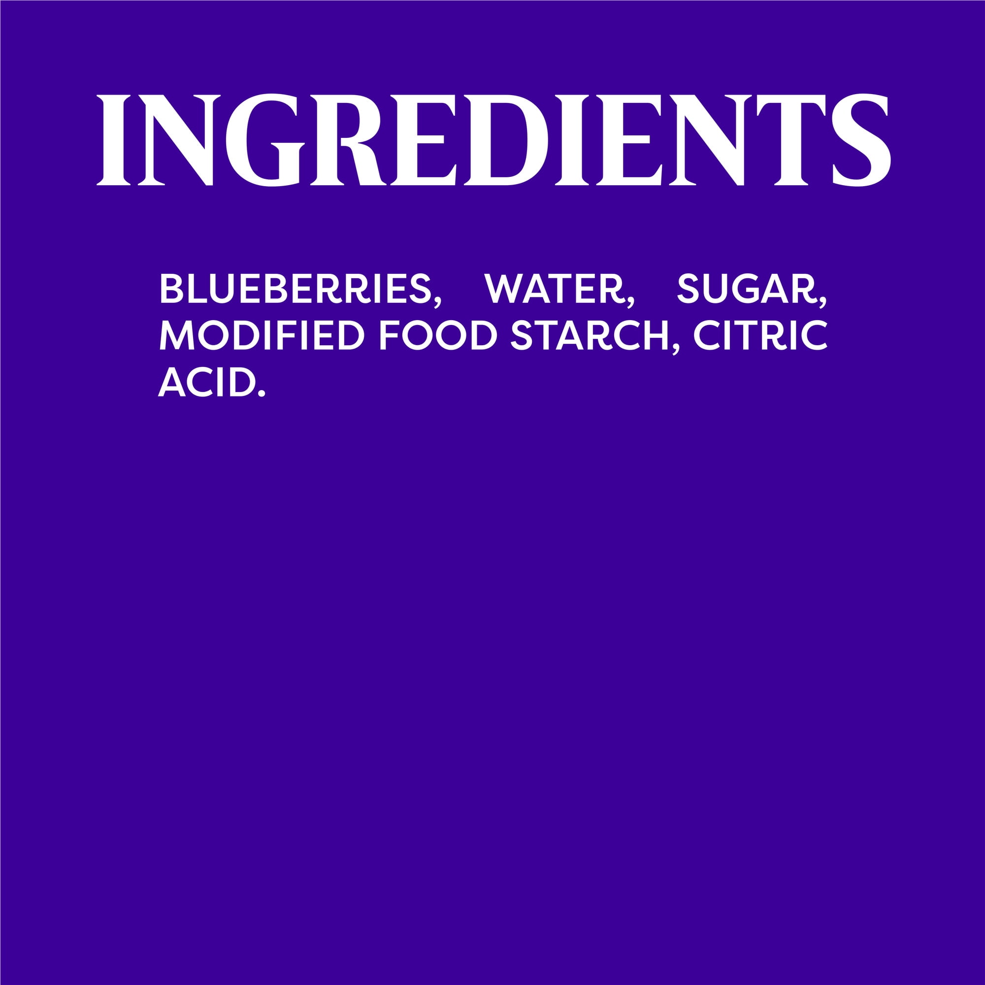 (8 pack) Duncan Hines Wilderness More Fruit, Blueberry Pie Filling and Topping, Ready to Use, 21 oz.