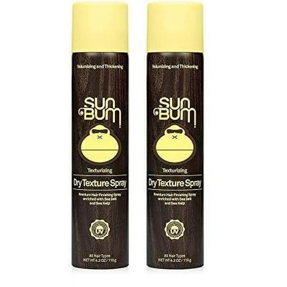 Sun Bum Dry Texture Spray | Vegan and Cruelty Free Buildable Volume Texture Spray with Matte Hold | 4.2 oz (Pack of 2)