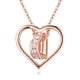 thumbnail image 1 of Dije con Cadena OCEAN HEART  AC18-339, 1 of 2