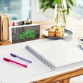 thumbnail image 3 of NARABB Digital Alarm Clock With Large Screen LED Display With Makeup Mirror 3- Brightness USB Port For Home Decoration, 3 of 4