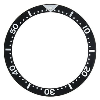 BEZEL INSERT FOR SEIKO WATCH AUTOMATIC DIVER SNZ15K1 SBCZ011