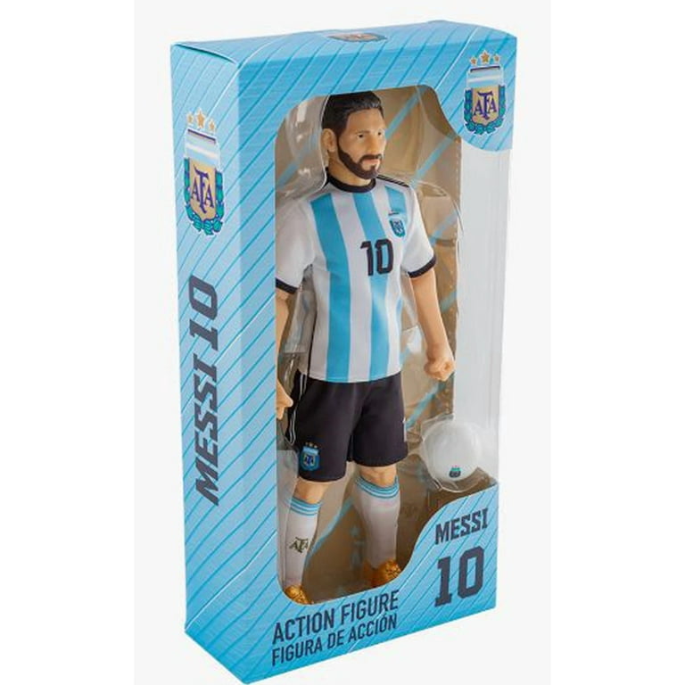 Sockers Messi Argentina Action Figure, 12 in, PVC, 3 Star WC