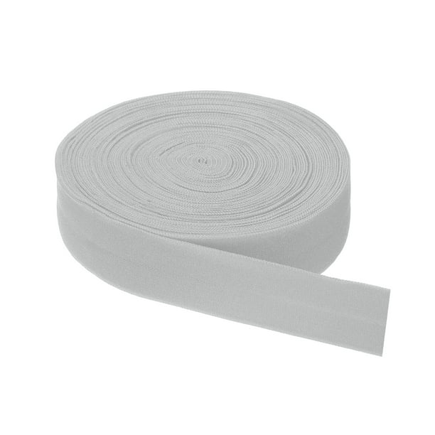 Cinta de sesgo de algodón ancha Uxcell para dobladillos, manualidades, costura, unión, piping y acolchado en gris