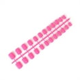 thumbnail image 2 of Guardurnaity 24 Pack Frosted Press on Nails DIY Exquisito estilo francés Colorfast Personalidad Acrílico Nail para amantes de la manicura 14pink Type2 NO2, 2 of 5