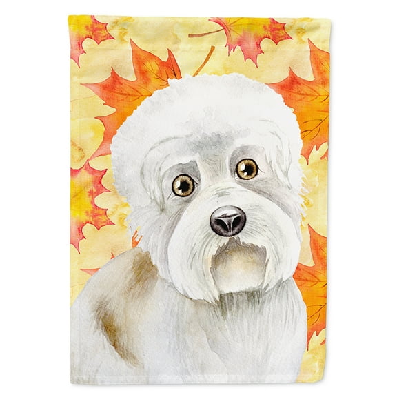 Carolines Treasures CK1407CHF Dandie Dinmont Fall Flag Canvas House Size Large multicolor
