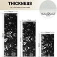thumbnail image 4 of Black Gothic Sun Moon Flower Pattern Kitchen Rugs Sets Of 3,Kitchen Runner Rugs Non Skid Washable,Decorative Kitchen Floor Mats for Kitchen,Sink,Laundry,17"x30"+ 17"x47" + 17"x59", 4 of 6