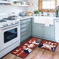 thumbnail image 2 of Chef Kitchen Rugs and Mats Non Skid Washable Absorbent Microfiber Kitchen Mats for Floor Anti Fatigue Kitchen Mat Set of 2 Chef Kitchen Decor Stain Resistant 17"x47.2"+17"x23.6", 2 of 6