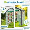 thumbnail image 4 of Machrus Ogrow Large Heavy Duty WALK-IN 2 Tier 8 Shelf Portable Lawn and Garden Greenhouse, 4 of 7