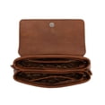 thumbnail image 6 of Wrangler Shoulder Bag for Women Flap Crossbody Bag with Double Straps, Brown, 6 of 8