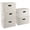 Beige-Medium -5 Pack, variant on Collapsible Stackable Storage Bins Beige Large -1 Pack
