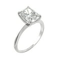 thumbnail image 2 of Charles & Colvard 14K White Gold Moissanite 9x7mm Radiant Engagement Ring-Size 7 2.70ct DEW, 2 of 10