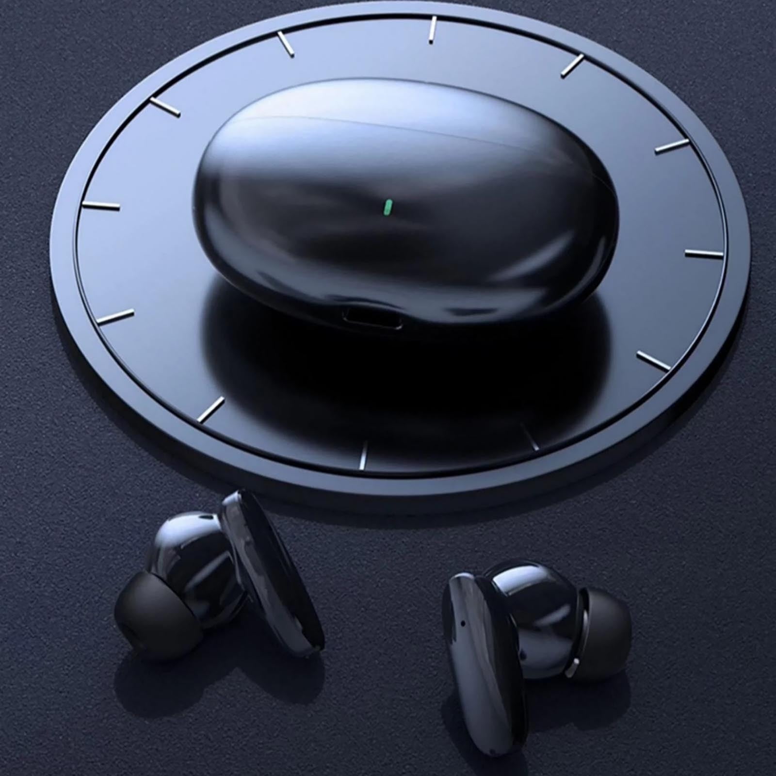 Wireless Earbuds, Bluetooth Earbuds Headphones Bass Stereo, IPX7 Waterproof Ear Buds with Mic LED Display, in Ear Earphones, 78H Playtime for Smartphone Laptop Pad Sports Workout,Black