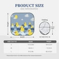 thumbnail image 3 of Cauagu ducklings swim on the sea waves Cauagu {designName} Print Foldable Car Windshield Sun Shade | Front Windshield Shade for Sun | Fits Small Sedans, Mini SUVs, Hatchbacks-Small, 3 of 6