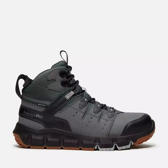 Timberland Pro Tempe Shoes, Medium Grey Leather, Size W 12