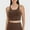 Coffee, variant on Women's Sports Bras No Wire-Serie Under $10 Thin Shoulder Strap Shock-absorbing Running Fitness Beautiful Back Yoga Gathering Sports Bra