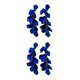 thumbnail image 1 of Jumpingount 2 uds pendientes de gota moda geométrica chica joyería tendencia acrílico pétalo hojas colgante largo pendiente accesorios para el Azul 2Conjunto, 1 of 6